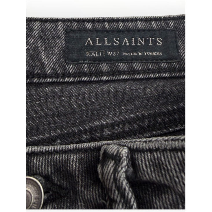 All Saints Black Rali High Rise Jeans Size 27