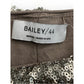 Bailey 44 Silver Sequin Mini Skirt Size M