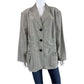 Lafayette 147 New York Gray Linen Blend Jacket Size 22