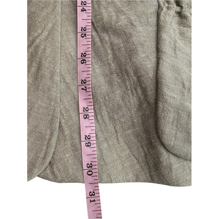 Lafayette 147 New York Gray Linen Blend Jacket Size 22