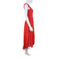 Free People Coral Embroidered Open-Back Cap Sleeve Midi Dress XS