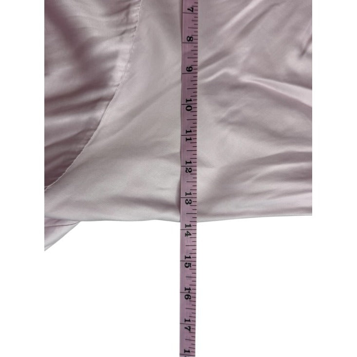 French Connection NWT Pink Oona Satin Asymmetrical Mini Dress Size 4