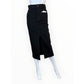 a loves a NWT Black Denim Midi Skirt Size 25