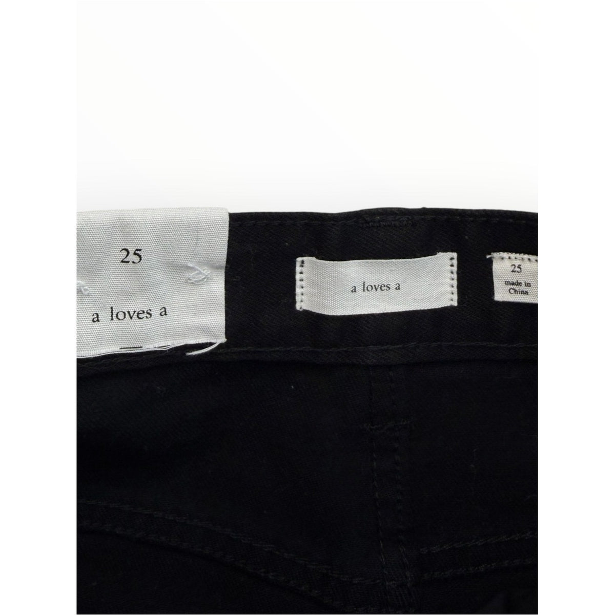 a loves a NWT Black Denim Midi Skirt Size 25