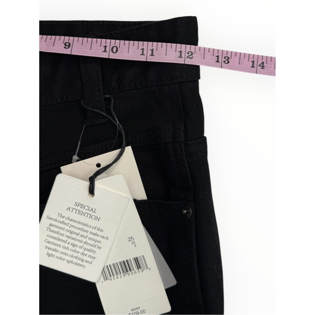 a loves a NWT Black Denim Midi Skirt Size 25