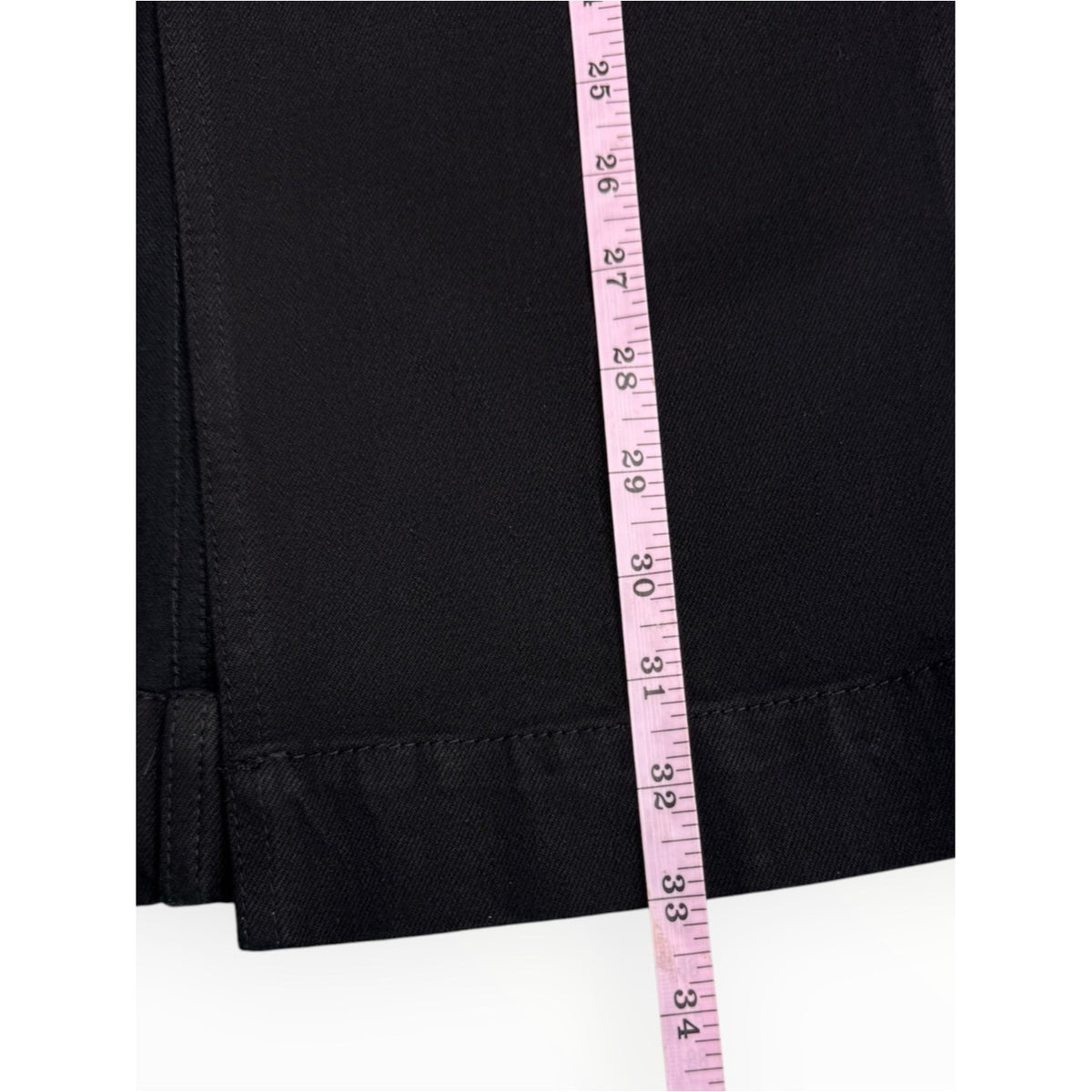 a loves a NWT Black Denim Midi Skirt Size 25