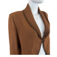 St. John COLLECTION Brown Knit Sweater Cardigan Size 12