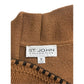St. John COLLECTION Brown Knit Sweater Cardigan Size 12