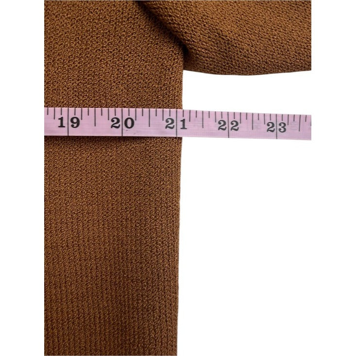 St. John COLLECTION Brown Knit Sweater Cardigan Size 12