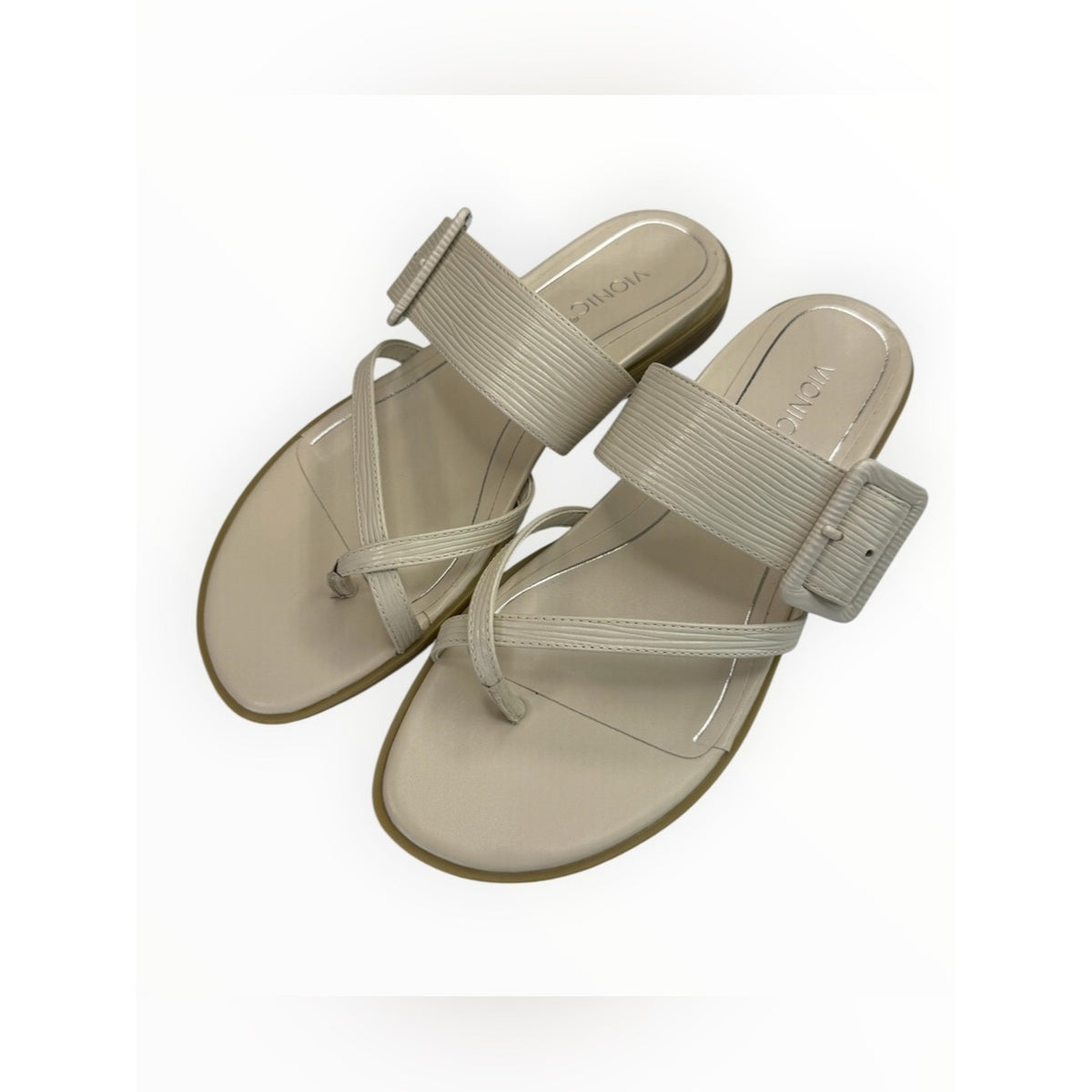 VIONIC NWOT Cream Leather Julep Sandal Size 8
