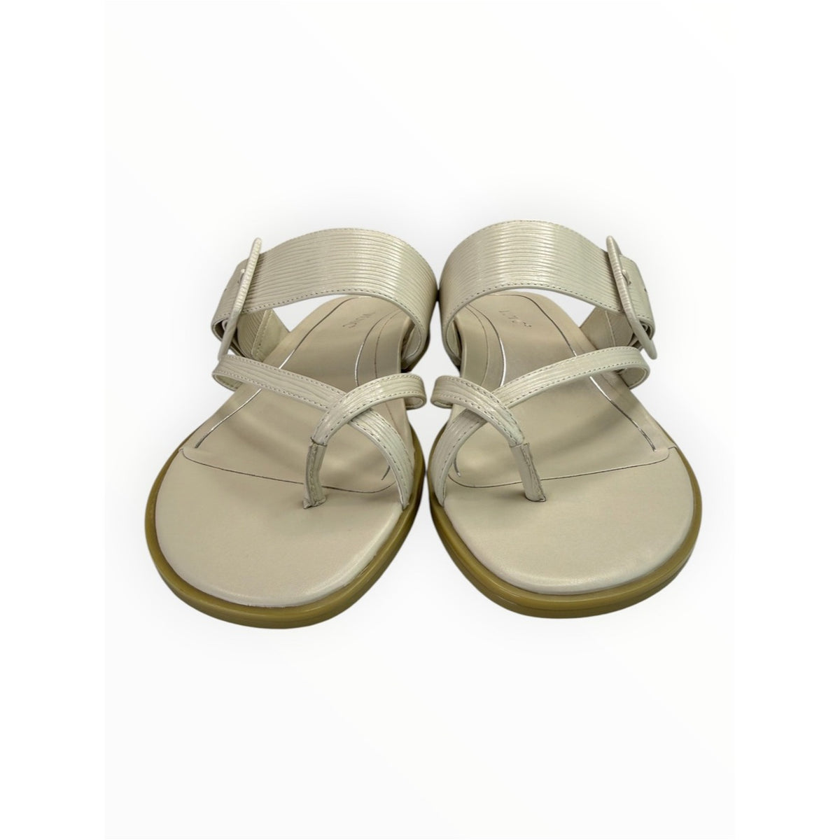 VIONIC NWOT Cream Leather Julep Sandal Size 8