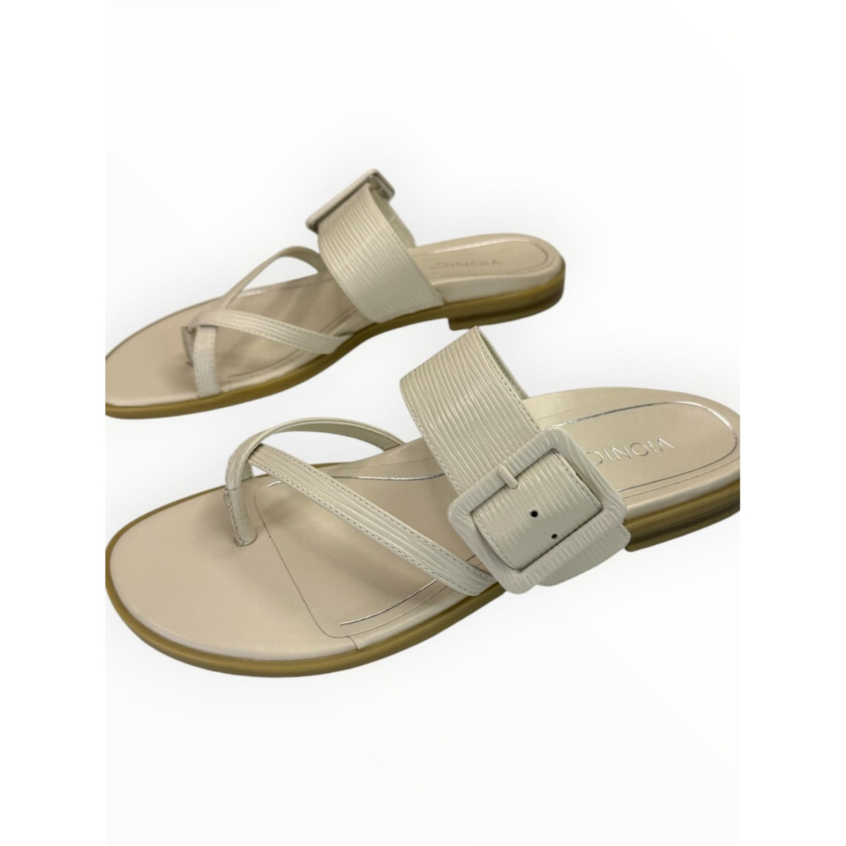 VIONIC NWOT Cream Leather Julep Sandal Size 8