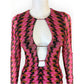 AFRM NWT Pink Herringbone Anita Mini Dress Size S