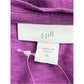 J. Jill Purple Mixed Media Flounced-Hem Knit Maxi Dress Size XL