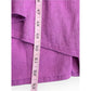 J. Jill Purple Mixed Media Flounced-Hem Knit Maxi Dress Size XL