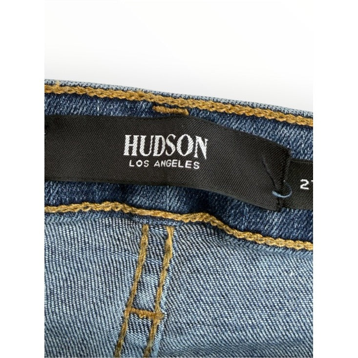 HUDSON Blue Barbara High Rise Straight Leg Jeans Size 27