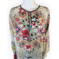 Johnny Was 100% Silk Print Tunic Size 3X