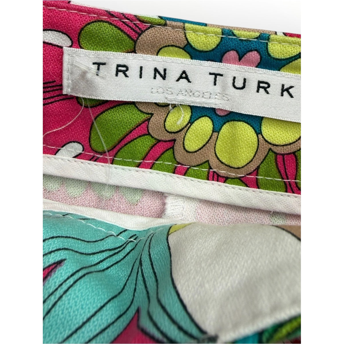 Trina Turk Corbin 2 Floral-Print Shorts Size M