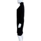 Vintage Gianni Versace Jersey Black 100% Wool Dress Size 6