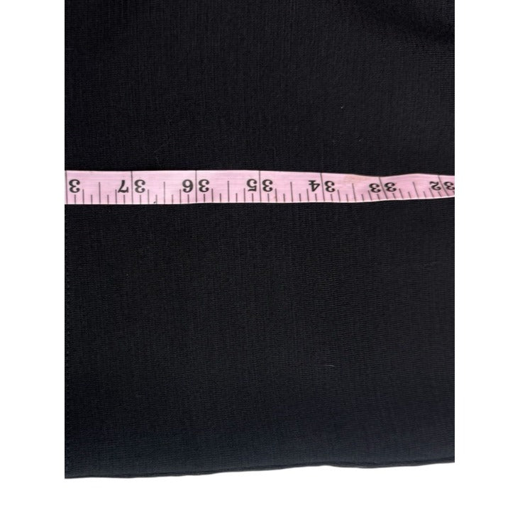 Vintage Gianni Versace Jersey Black 100% Wool Dress Size 6