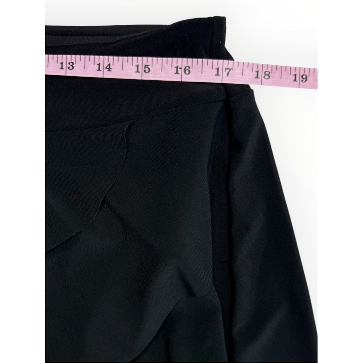 Miracle Suit NWT Black Layered Ruffle Swim Skort Size 14
