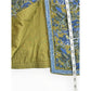 Talbots Quilted Floral Jacket – Olive Green & Lakeshore Blue Size XS