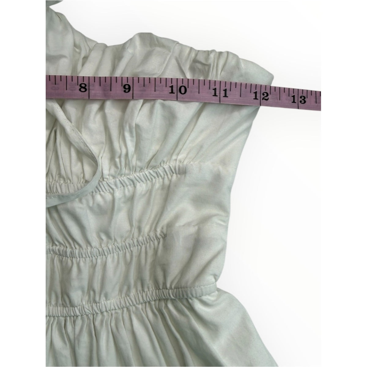 Anthropologie White Strspless The Somerset Strapless Mini Dress Size XXS
