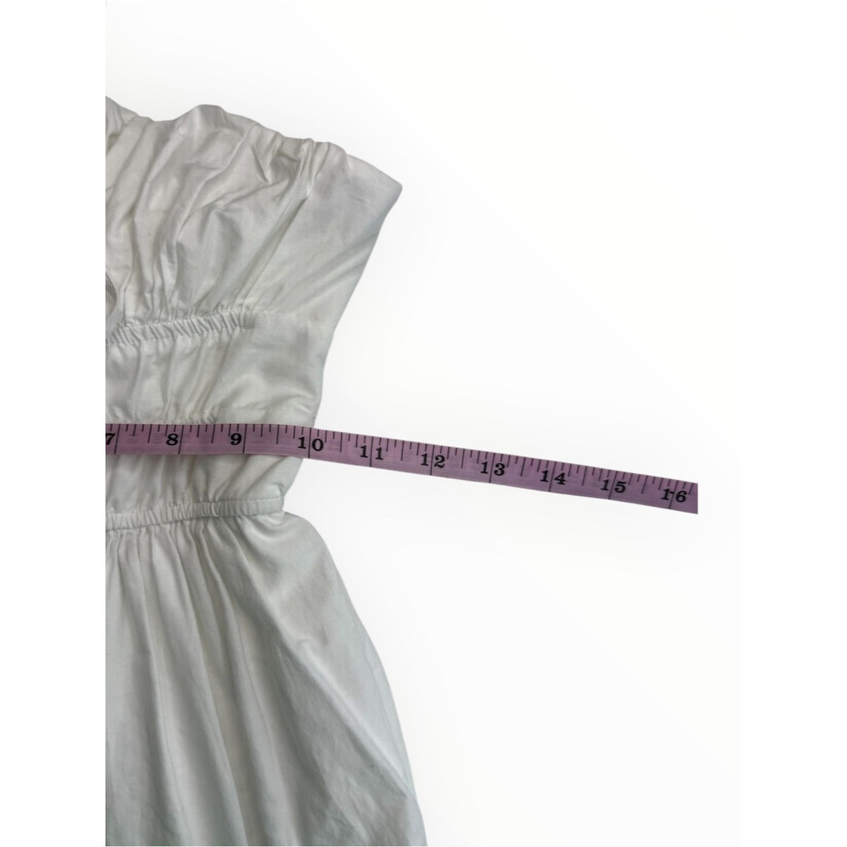 Anthropologie White Strspless The Somerset Strapless Mini Dress Size XXS