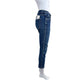 AMO True Blue Babe Cropped Skinny Jeans Size 26