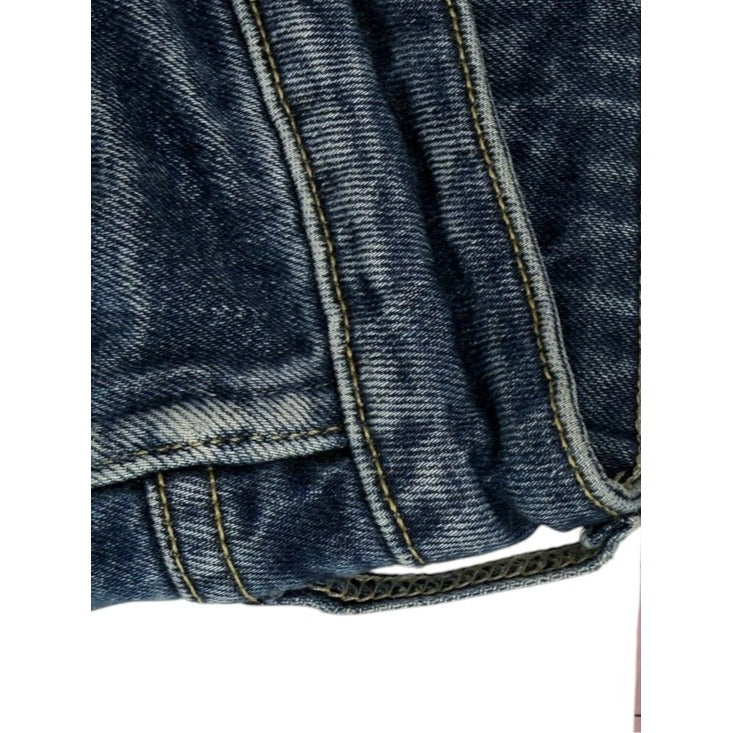 AMO True Blue Babe Cropped Skinny Jeans Size 26