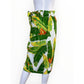 Cynthia Rowley NWT Green Tropical Leaf Linen Wrap Skirt Size XS