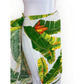 Cynthia Rowley NWT Green Tropical Leaf Linen Wrap Skirt Size XS