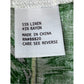 Cynthia Rowley NWT Green Tropical Leaf Linen Wrap Skirt Size XS