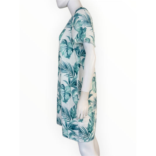 Tommy Bahama Green Linen Island Breeze Shift Dress Size S