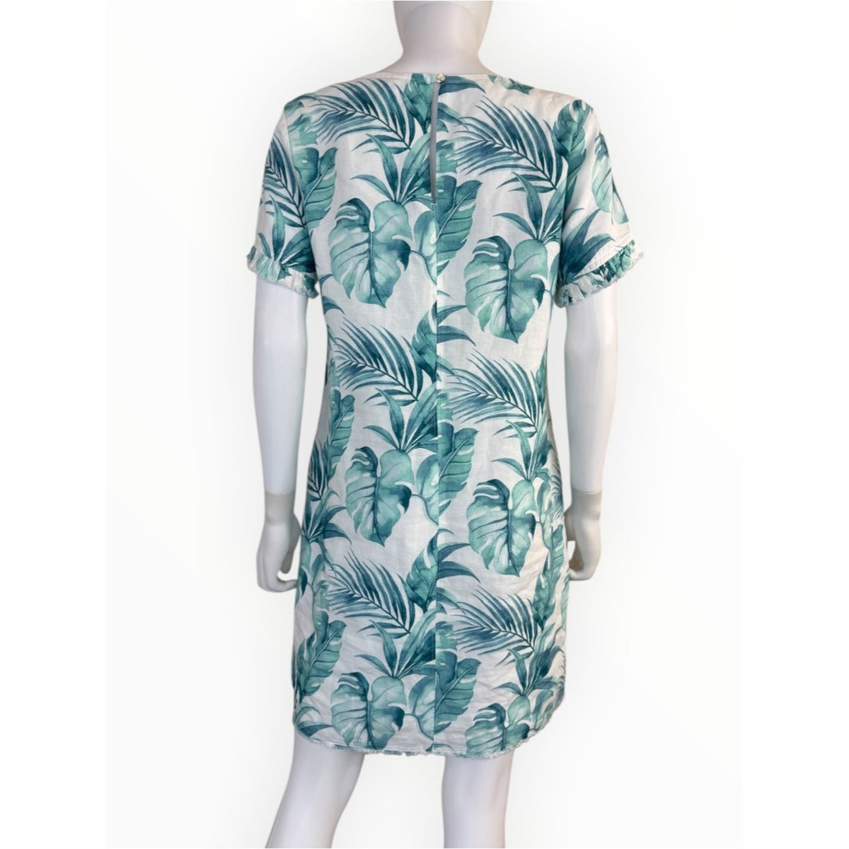 Tommy Bahama Green Linen Island Breeze Shift Dress Size S