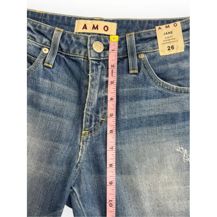 AMO NWT Blue Jane Slim Fit Old School Jeans Size 26