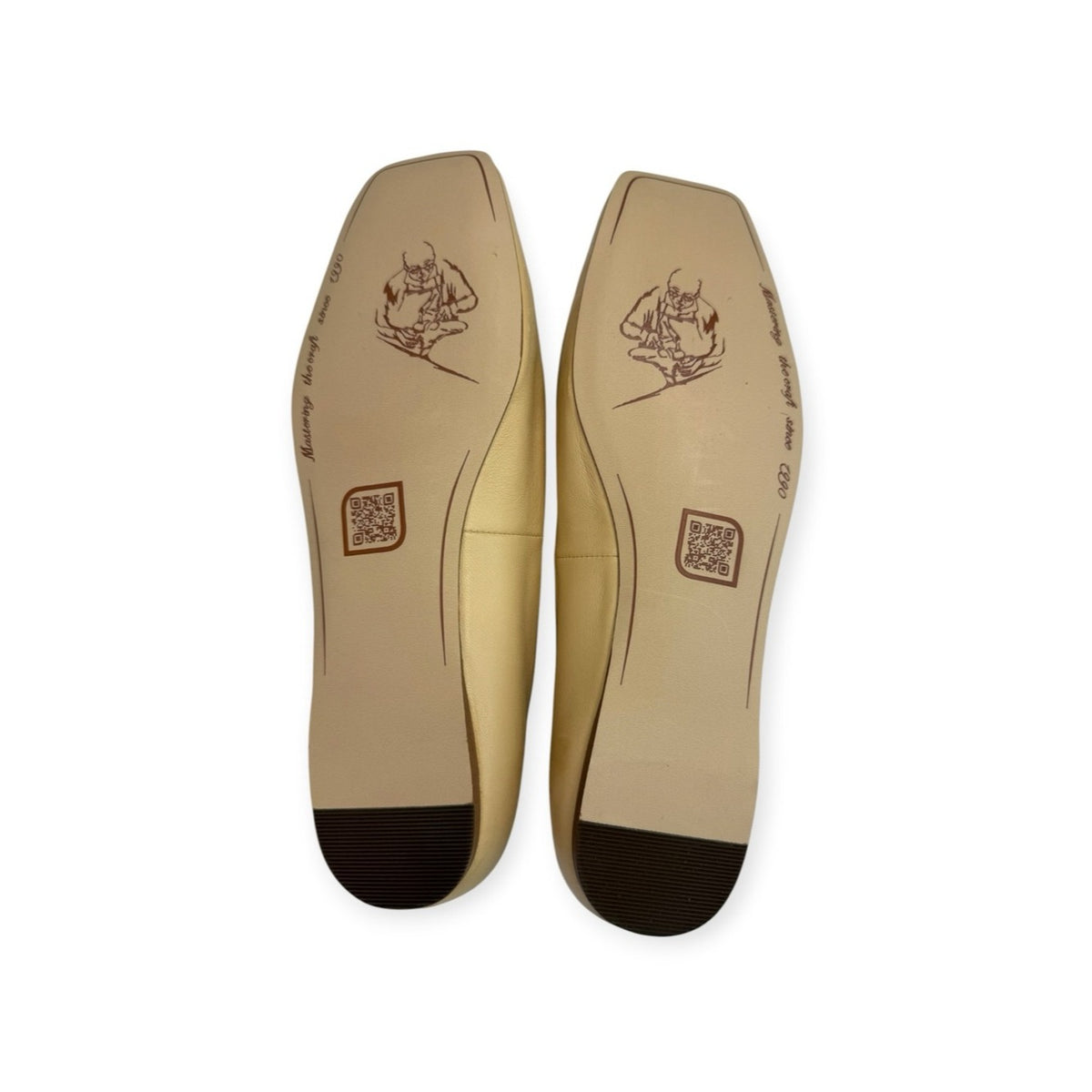Franco Sarto NWT Beige Leather Flexa Amaya Square Toe Ballet Flat Size 6