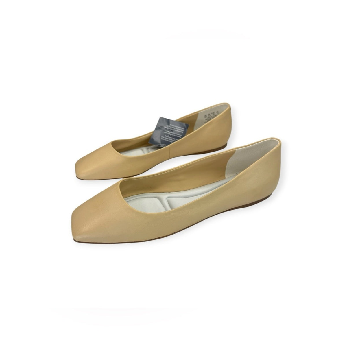 Franco Sarto NWT Beige Leather Flexa Amaya Square Toe Ballet Flat Size 6