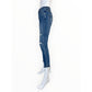 AMO Denim BABE Dive Bar Destroyed Jeans High Rise Size 26