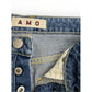 AMO Denim BABE Dive Bar Destroyed Jeans High Rise Size 26