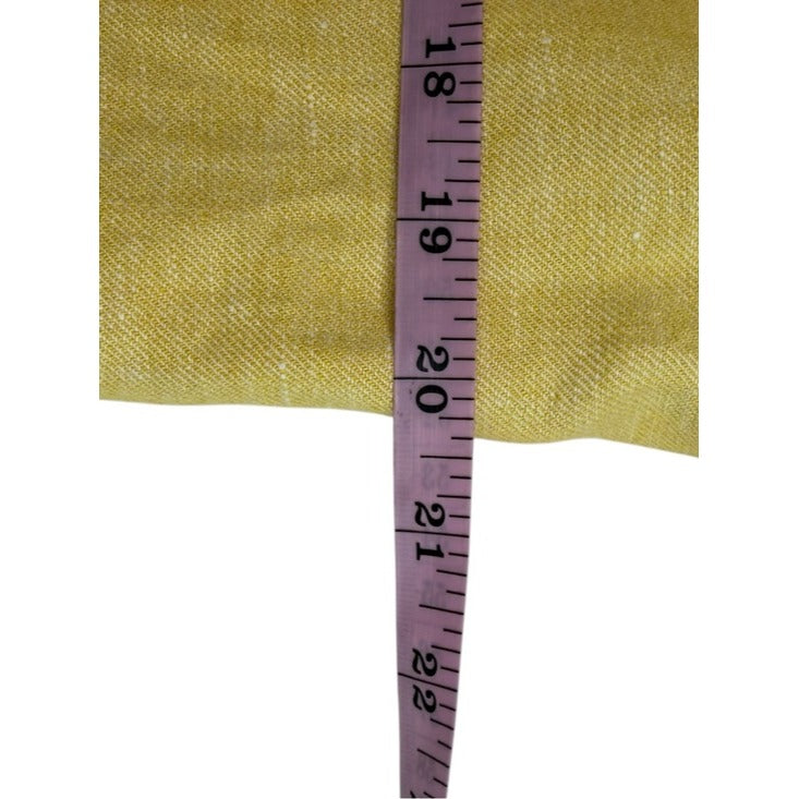 Talbots Yellow 100% Linen Blazer Size XL
