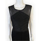 Sandro Black Sleeveless Plisse Midi Cocktail Dress Size M