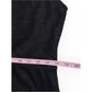 Sandro Black Sleeveless Plisse Midi Cocktail Dress Size M