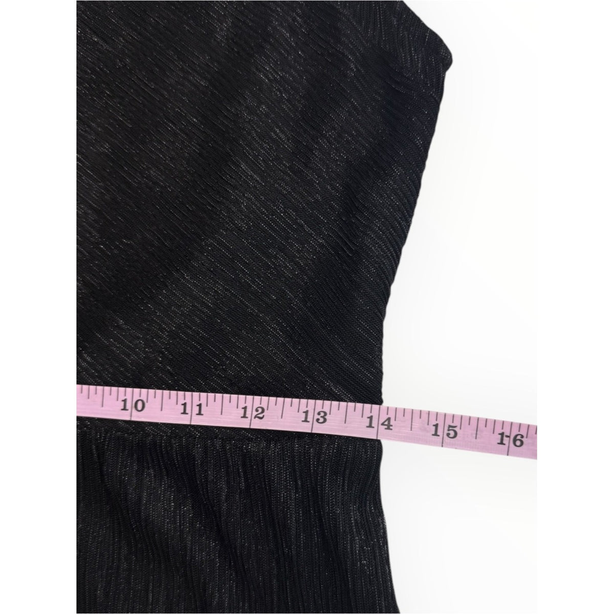 Sandro Black Sleeveless Plisse Midi Cocktail Dress Size M