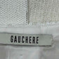 GAUCHERE White Sequin Midi Skirt Size 34