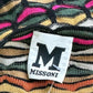 MISSONI Multi-colored Sweater Knit Dress Size S
