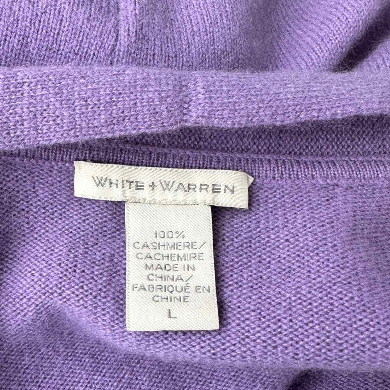 Pastel purple cashmere sweater cardigan ￼