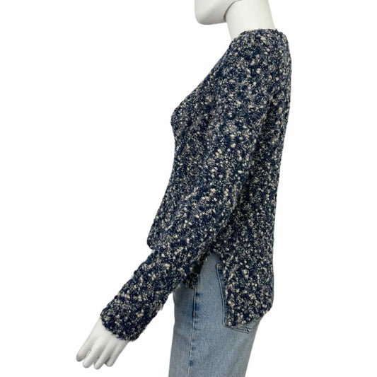 rag & bone Blue Merino Wool Popcorn Sweater Size XS