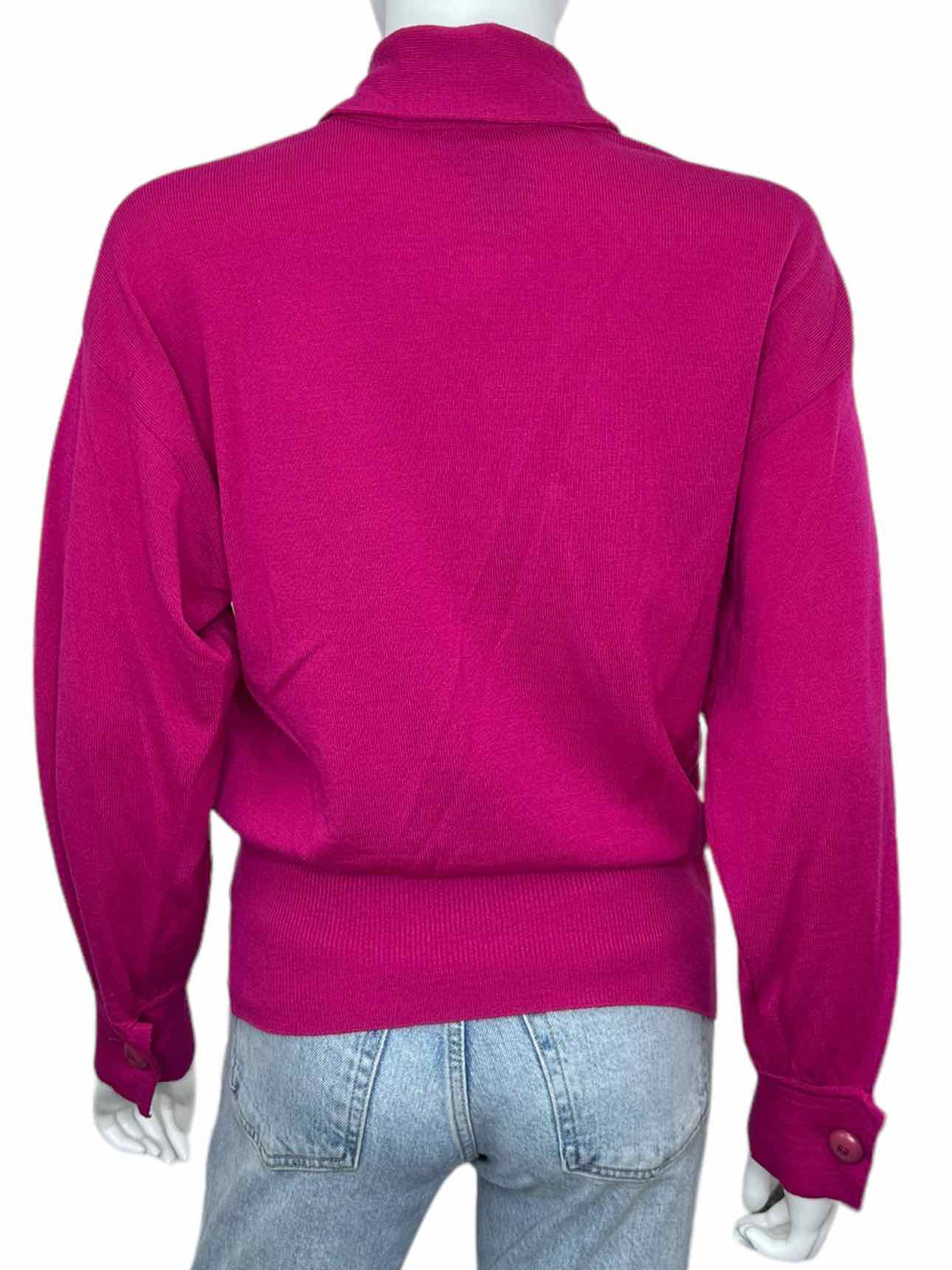 bright pink vintage sweater