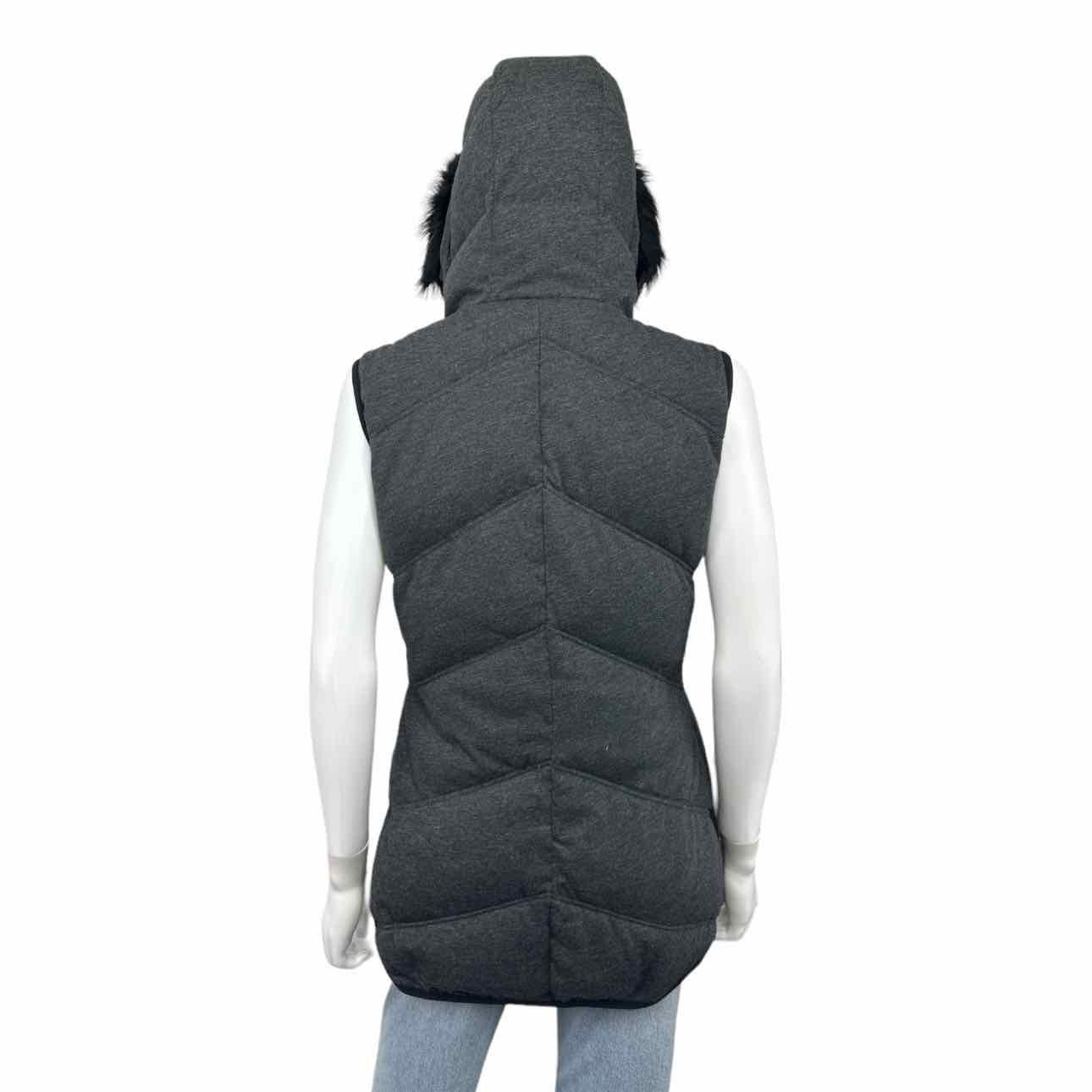 MICHAEL Michael Kors Black Reversible Vest Size S